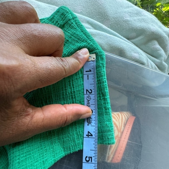 Anthropologie Maeve Fit-and-Flare Knit Dress Green XSP New Timeless Chic Classic - Picture 7 of 13